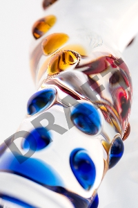 Нереалистичный фаллоимитатор Sexus Glass, стекло, прозрачный, 20 см