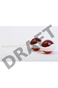 Коричневые вагинальные шарики в силиконовой оболочке