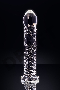 Нереалистичный фаллоимитатор Sexus Glass, стекло, прозрачный, 16,5 см