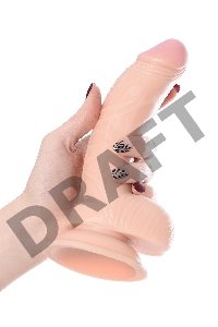 Реалистичный фаллоимитатор TOYFA RealStick Nude, PVC, телесный, 18 см