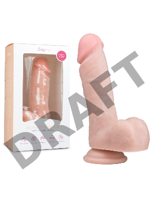 Телесный фаллоимитатор Realistic Dildo - 17,5 см.