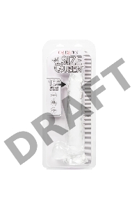 Прозрачный фаллоимитатор-гигант Size Queen 10 - 30,5 см.