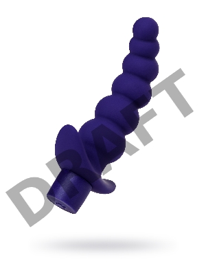 Анальный вибратор ToDo by Toyfa Dandy, влагостойкий, силикон, фиолетовый, 13,5 см, Ø 3,2 см