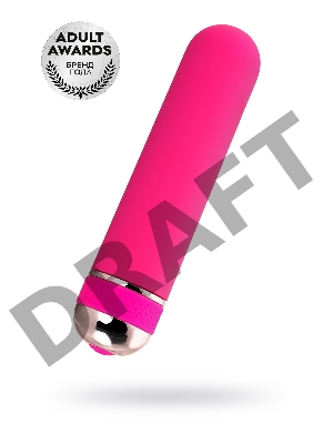 Нереалистичный вибратор A-Toys by TOYFA Mastick mini, ABS пластик, розовый, 13 см