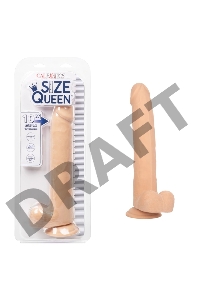 Телесный фаллоимитатор-гигант Size Queen 10 - 30,5 см.