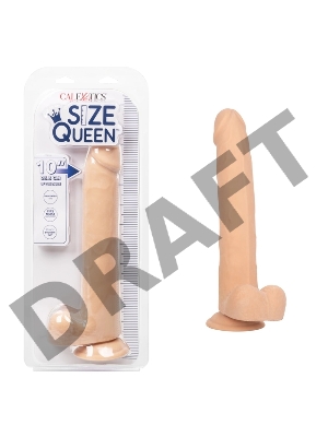 Телесный фаллоимитатор-гигант Size Queen 10 - 30,5 см.