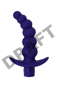 Анальный вибратор ToDo by Toyfa Dandy, влагостойкий, силикон, фиолетовый, 13,5 см, Ø 3,2 см