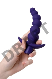 Анальный вибратор ToDo by Toyfa Dandy, влагостойкий, силикон, фиолетовый, 13,5 см, Ø 3,2 см