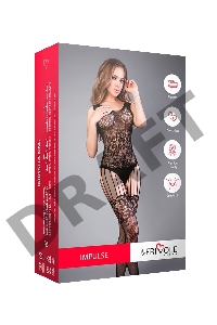 Боди-комбинезон с чулками Le Frivole Impulse, чёрный, S/L