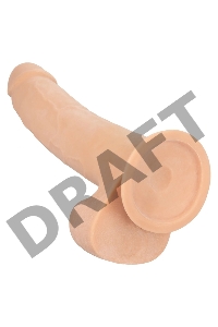 Телесный фаллоимитатор-гигант Size Queen 10 - 30,5 см.