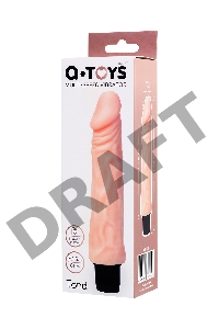 Реалистичный вибратор A-Toys by TOYFA Tond, TPE, телесный, 20,5 см