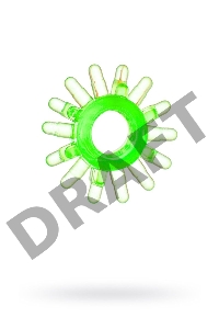 Эрекционное кольцо TOYFA, TPE, зеленый