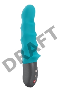 Пульсатор Fun Factory STRONIC SURF, силикон, голубой, 20,8 см