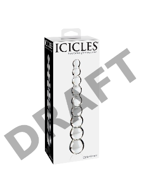 Стеклянный стимулятор Icicles No. 2 - Clear