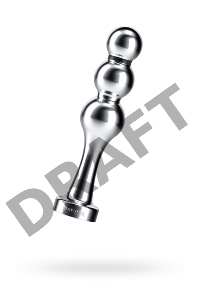 Фаллоимитатор Mystim Bold Boris, электростимуляция, хирургическая сталь, серебряный, 14 см