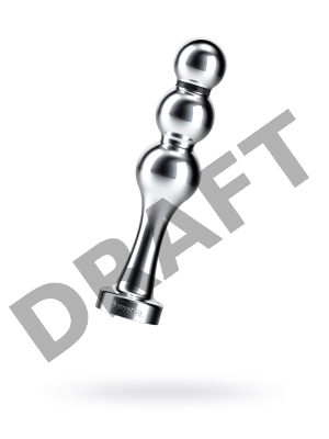 Фаллоимитатор Mystim Bold Boris, электростимуляция, хирургическая сталь, серебряный, 14 см