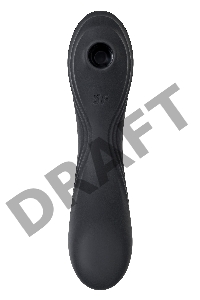 Вакуум-волновой бесконтактный стимулятор клитора Satisfyer Curvy Trinity 4, силикон, чёрный