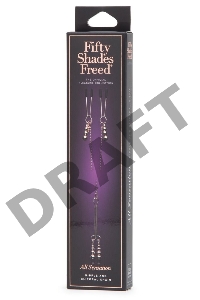 Золотистые зажимы для сосков и клитора All Sensation Nipple and Clitoral Chain