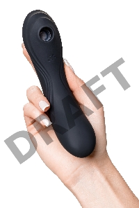 Вакуум-волновой бесконтактный стимулятор клитора Satisfyer Curvy Trinity 4, силикон, чёрный
