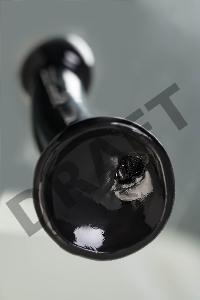 Нереалистичный фаллоимитатор Jelly Dildo M Toyfa Basic, TPE, черный, 18 см