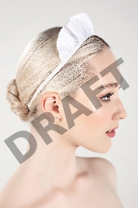 Верхняя часть костюма «Горничная», Pecado BDSM, корсет, головной убор, черно-белый, 46