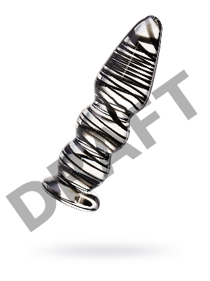 Анальная втулка Sexus Glass, стекло, прозрачный, 13 см, Ø 3,5 см