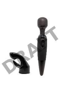 Вибромассажер SENSUAL MASSAGER для тела со сменной насадкой на головку