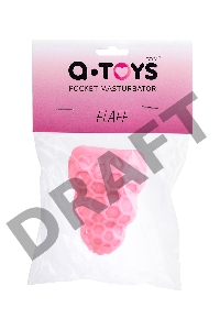 Мастурбатор A-Toys Flaff, TPE, розовый, 8см, Ø 2,9 см