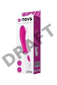 Нереалистичный вибратор TOYFA A-Toys Una, силикон, розовый, 19,8 см