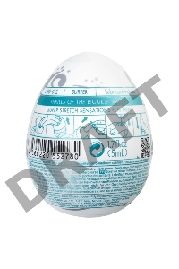 Нереалистичный мастурбатор TENGA №12 Surfer, TPE, белый, 6,1 см