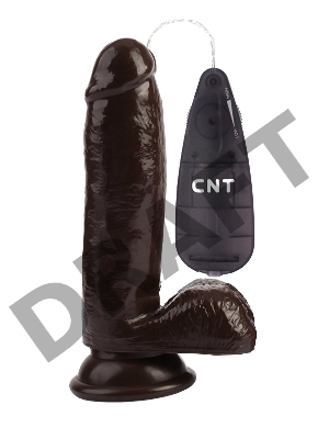 Вибратор CNT 6.7'' Stud Realistic Dildo Brown CNT-180088D
