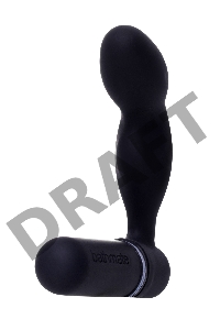 Стимулятор простаты Bathmate  Vibe, ABS пластик, черный, 10,5 см