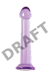 Нереалистичный фаллоимитатор Jelly Dildo S Toyfa Basic, TPE, фиолетовый, 15,5 см