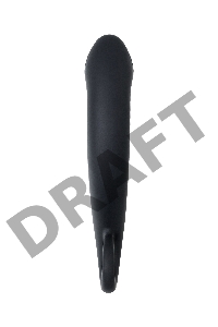 Анальный стимулятор TOYFA POPO Pleasure, водонепроницаемый, силикон, черный, 18 см, Ø 3,5 см