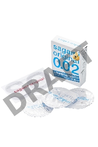 Презервативы полиуретановые Sagami Original 002 №3 Extra Lub
