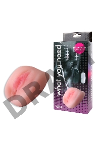 Телесная вагина Erowoman-Eroman с вибрацией