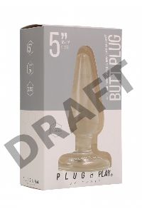 Стеклянная анальная пробка Butt Plug Basic 5 Inch - 12,7 см.