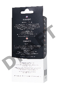 Анальный стимулятор TOYFA POPO Pleasure, водонепроницаемый, силикон, черный, 18 см, Ø 3,5 см