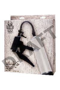 Механическая помпа для пениса Sexus Men Erection Mads, ABS-пластик, черная, 62 см