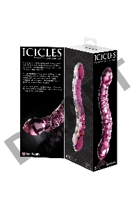 Стеклянный стимулятор Icicles No. 55 - Pink