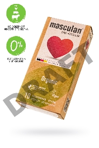 Презервативы masculan  ORGANIC № 10 утонченные, 18,5 см, 5.3 см, 10 шт.