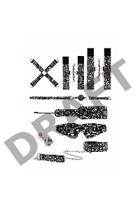 Набор для бондажа с принтом Printed Bondage Kit
