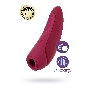 Вакуум-волновой бесконтактный стимулятор клитора Satisfyer Curvy 1+, силикон, красный, 14,3 см.