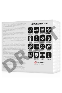 Голубое виброяйцо с черным пультом-часами Wearwatch Egg Wireless Watchme