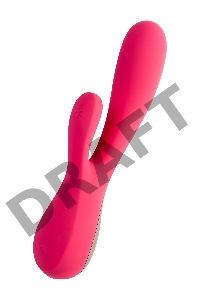 Нереалистичный вибратор Satisfyer Mono Flex, силикон, красный, 20,4 см.