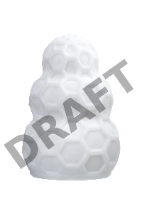 Мастурбатор A-Toys Flaff, TPE, белый, 8см, Ø 2,9 см