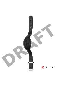Голубое виброяйцо с черным пультом-часами Wearwatch Egg Wireless Watchme