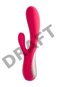 Нереалистичный вибратор Satisfyer Mono Flex, силикон, красный, 20,4 см.