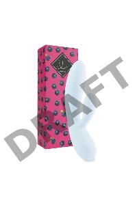 Нежно-голубой вибратор-кролик Lea Rabbit Vibrator - 20,2 см.