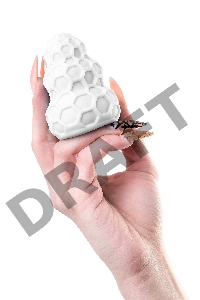 Мастурбатор A-Toys Flaff, TPE, белый, 8см, Ø 2,9 см